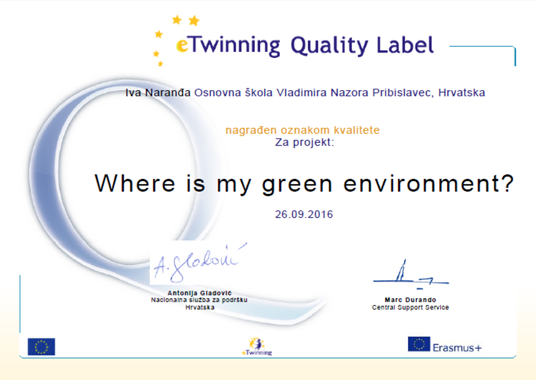 eTwinning Oznaka kvalitete